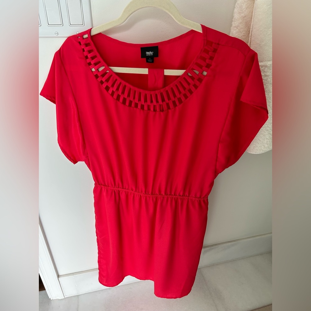 Mossimo pink dress with belt